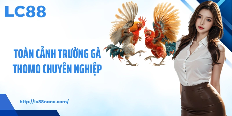 Toàn cảnh trường gà Thomo chuyên nghiệp